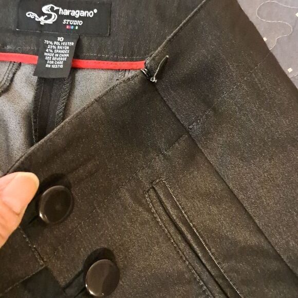 Sheragano cropped pants size 10 - Picture 4 of 6